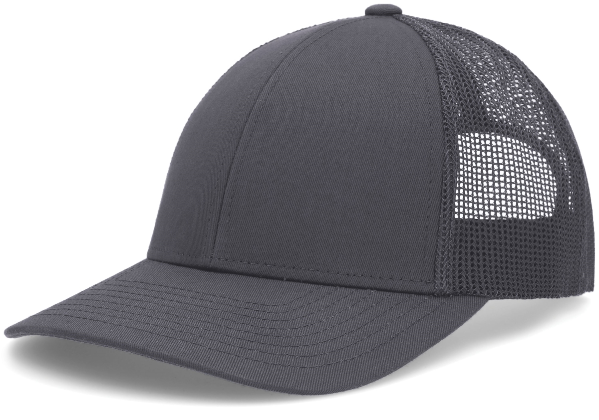 P114.059.YTH Low-Pro Trucker Cap, Graphite - Youth