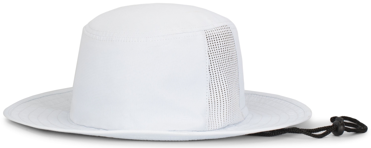 1964B.005.XL Perforated Legend Boonie, White - Extra Large