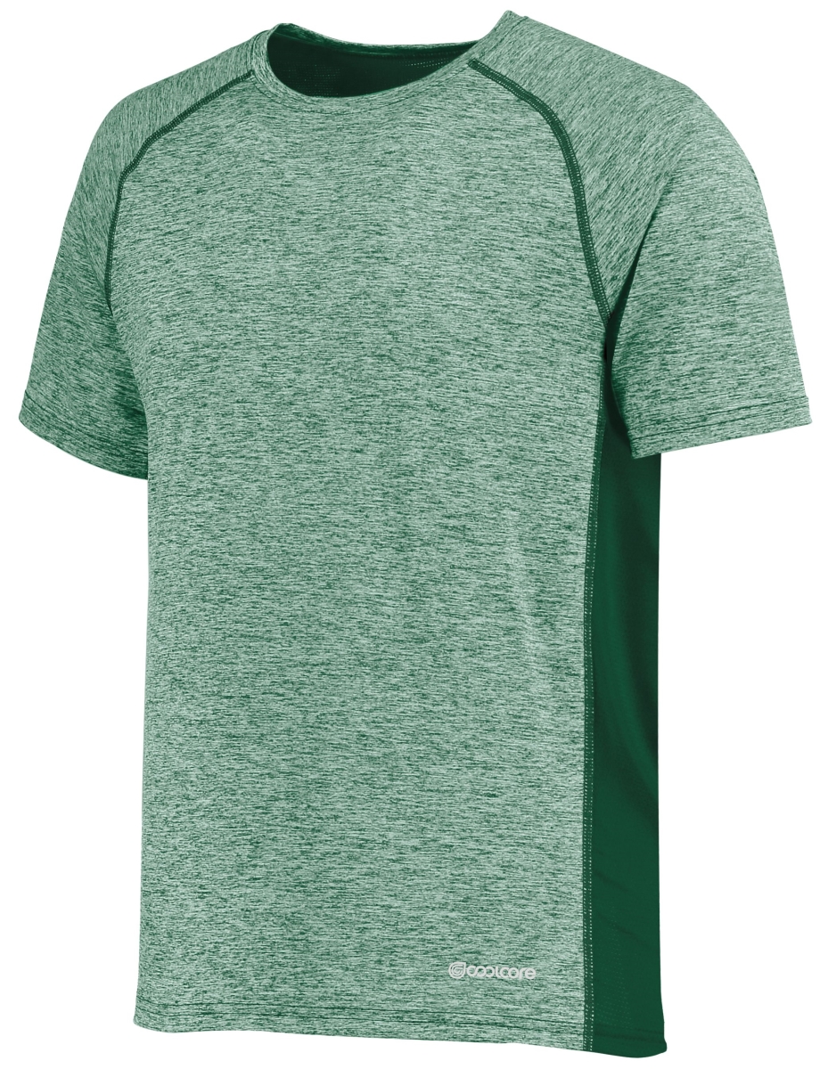 222571.V97.2XL Electrify T-Shirt, Dark Green Heather - 2XL