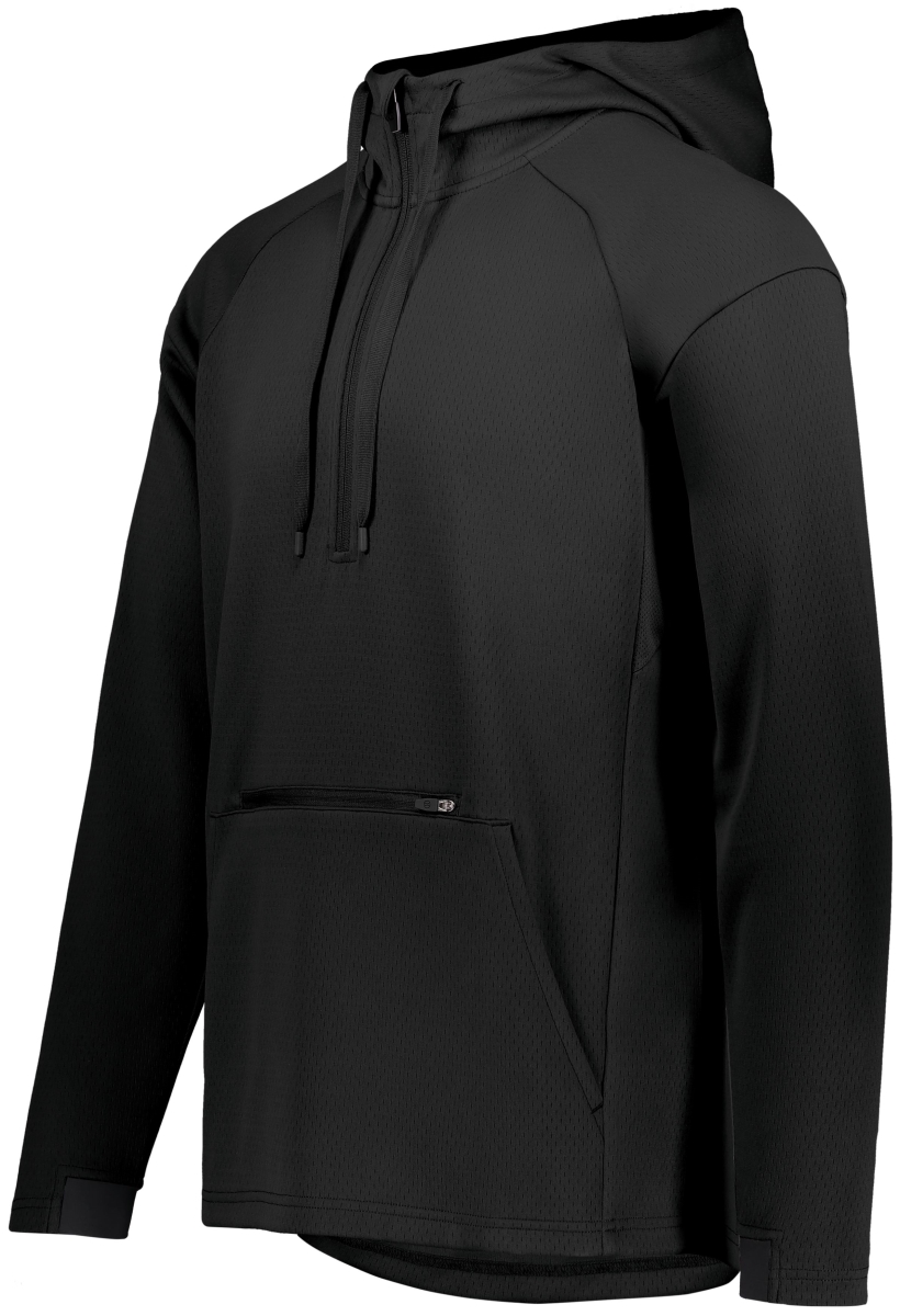 222584.425.L Limitless 0.25 Zip Hoodie, Black - Large