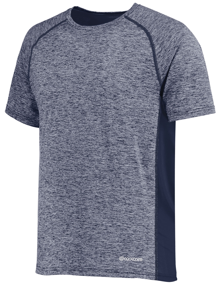 222671.U22.XL Youth Electrify T-Shirt, Navy Heather - Extra Large