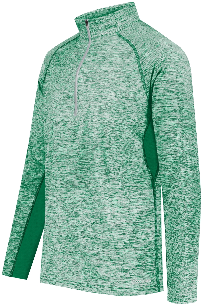 222574.U10.M Electrify 0.50 Zip Pullover, Kelly Heather - Medium