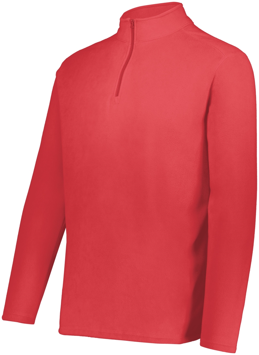 6863.083.L Micro-Lite Fleece 0.25 Zip Pullover, Scarlet - Large