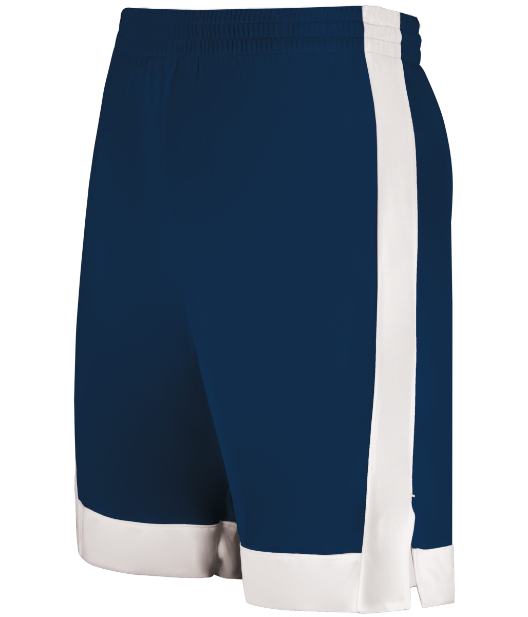 6889.301.XL Match-Up Basketball Shorts, Navy & White - Extra Large