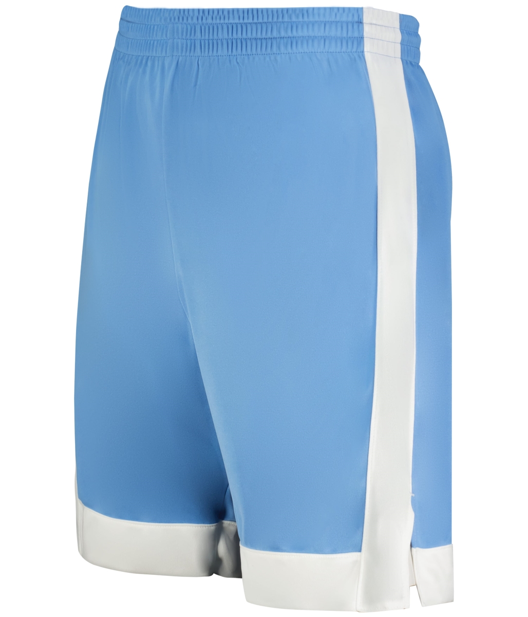 6889.293.M Match-Up Basketball Shorts, Columbia Blue & White - Medium