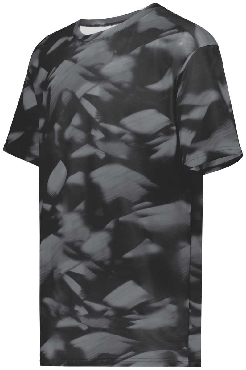 222596.87V.M Stock Cotton-Touch Poly T-Shirt, Glacier Black - Medium