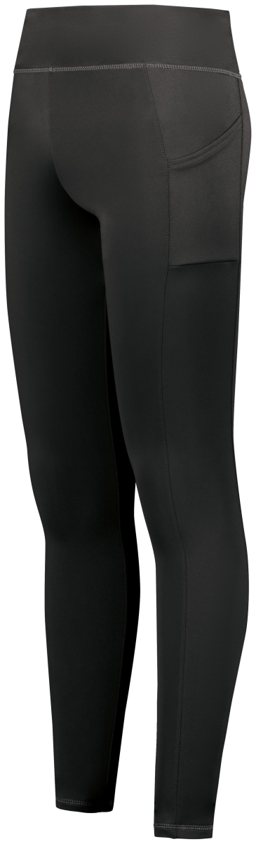 222801.080.M Girls Tights, Black - Medium