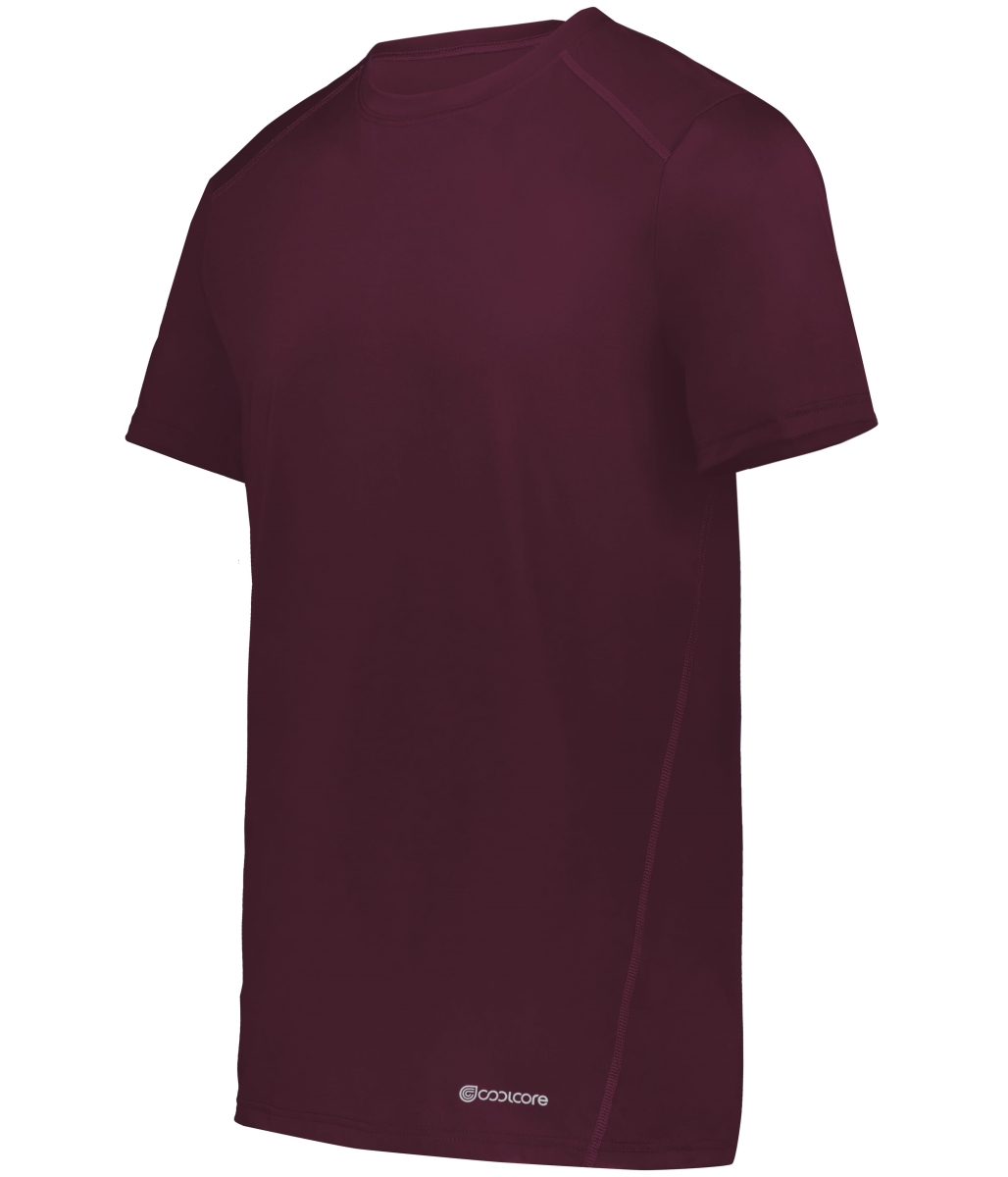 222236.745.L Youth Essential T-Shirt, Maroon - Large