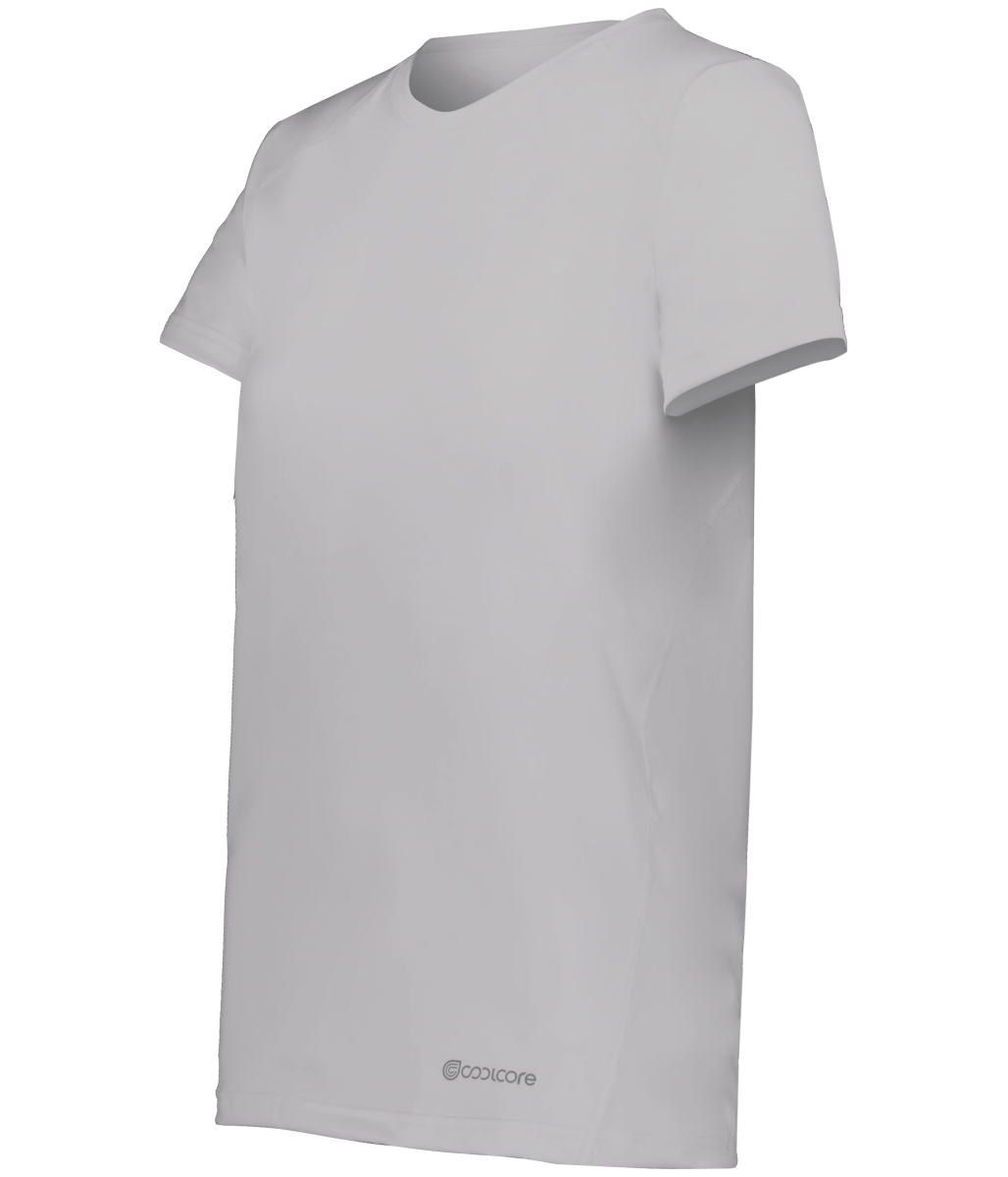 222336.009.S Ladies Essential T-Shirt, Athletic Grey - Small