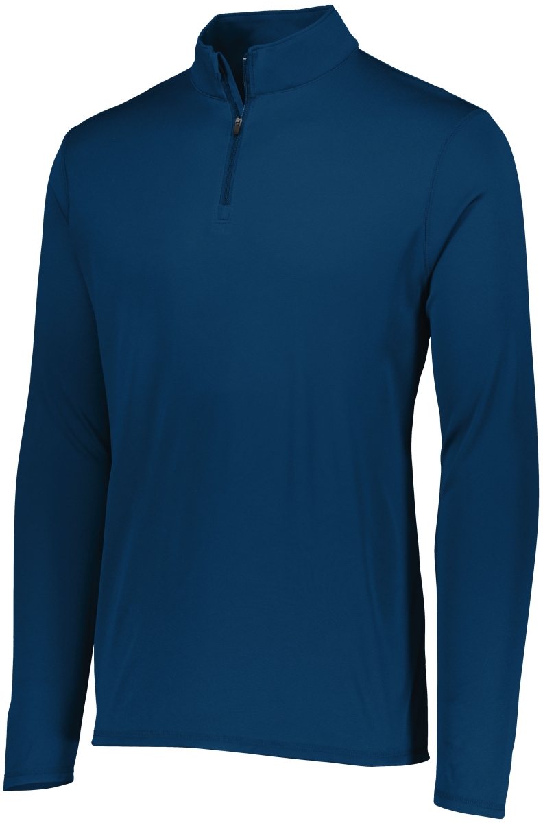 2785.065.M Attain Wicking 0.25 Zip Pullover, Navy - Medium