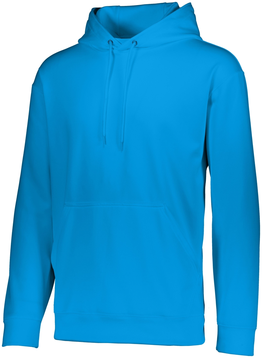 5505.812.M Wicking Fleece Hoodie, Power Blue - Medium