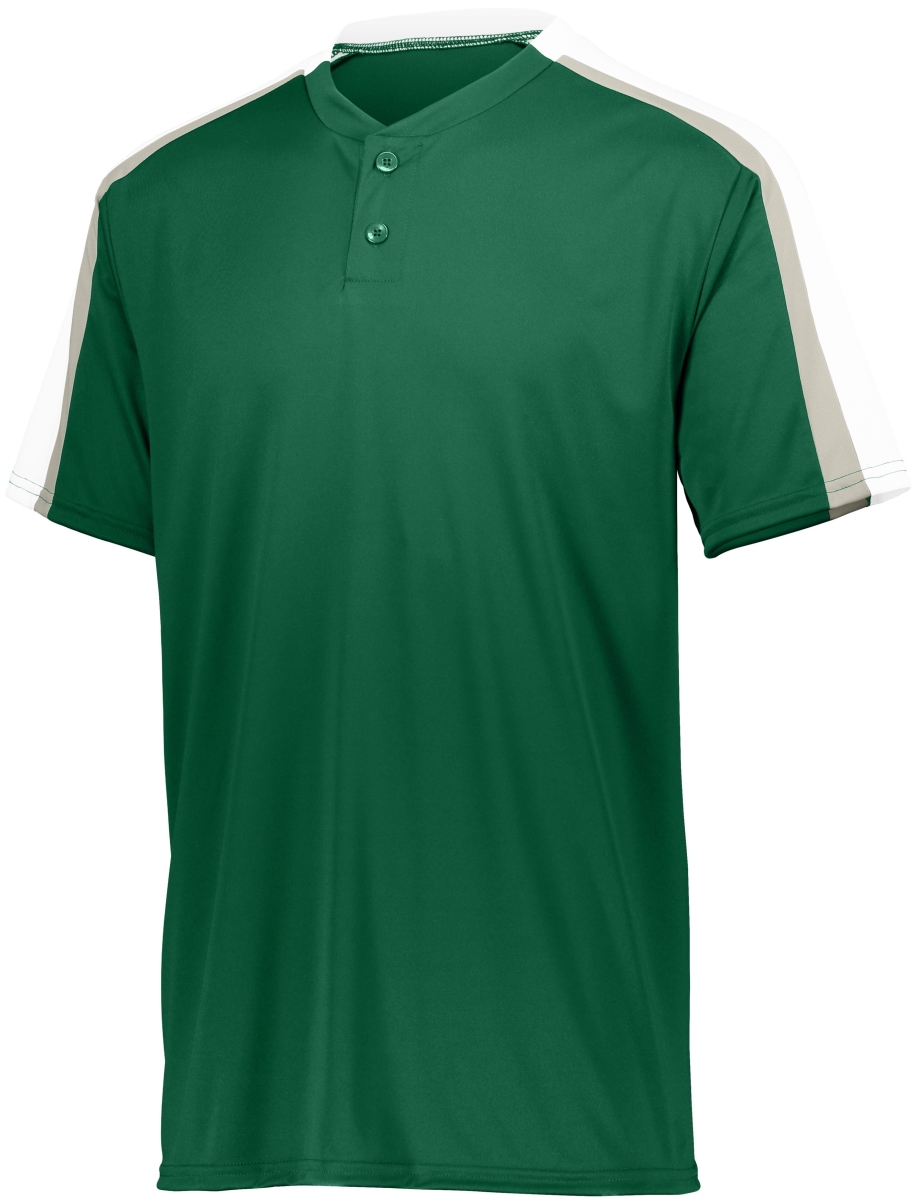 1557.671.2XL Power Plus 2.0 Jersey, Dark Green, White & Silver Grey - 2XL