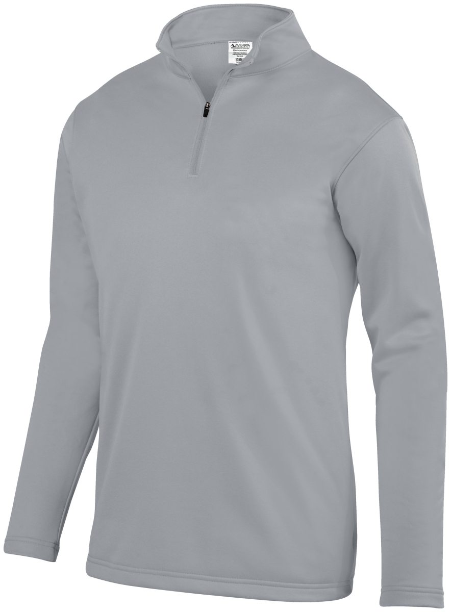 5507.009.2XL Wicking Fleece Pullover, Athletic Grey - 2XL