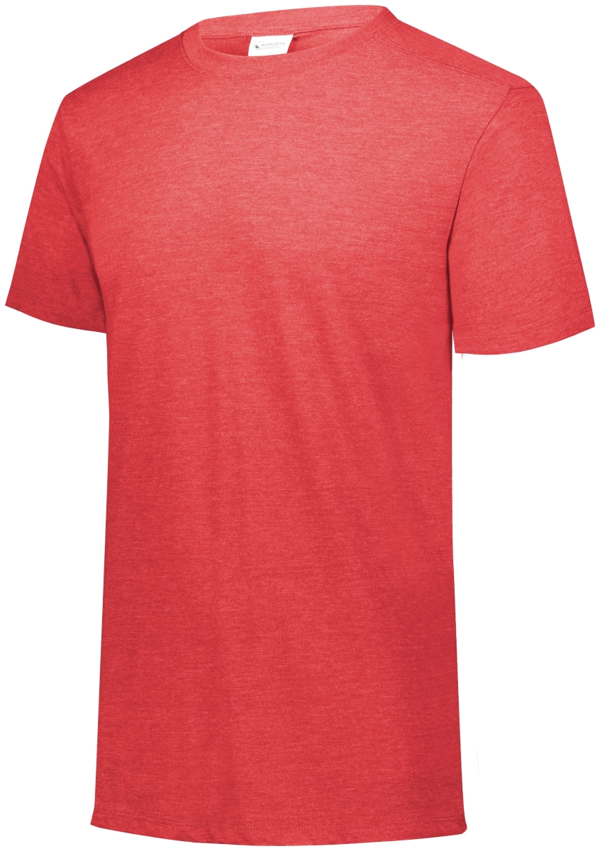 3065.V96.L Tri-Blend T-Shirt, Red Heather - Large