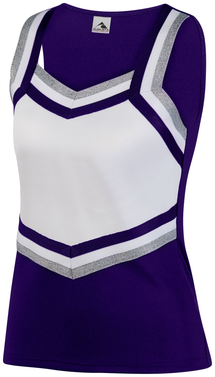 9141.M13.M Girls Pike Shell, Purple, White & Metallic Silver - Medium