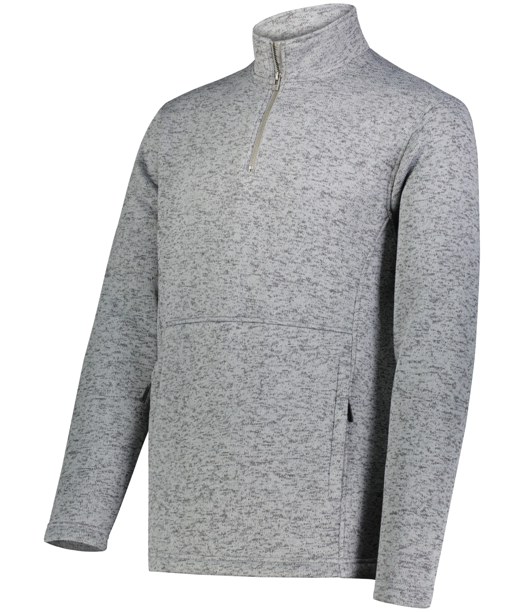 223540.R13.S Alpine Sweater Fleece 0.25 Zip Pullover, Graphite Heather - Small