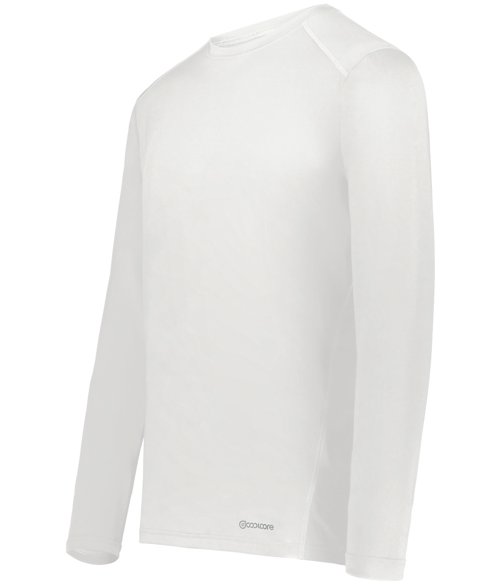 222138.005.S Essential Long Sleeve T-Shirt, White - Small