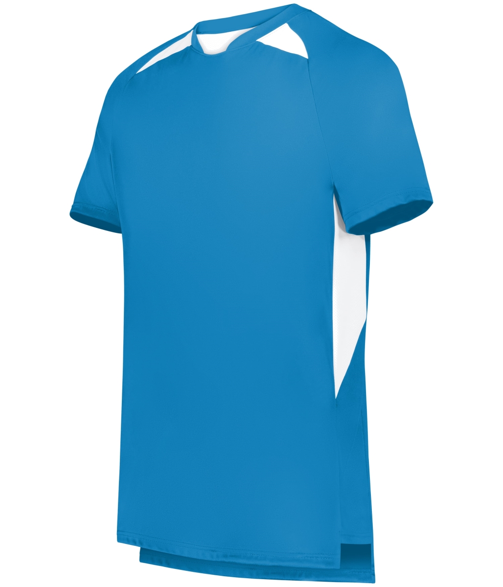 322990.834.XL Hawk Evolution Soccer Jersey, Power Blue & White - Extra Large