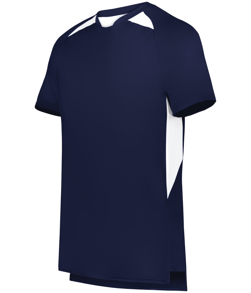 322991.301.S Youth Hawk Evolution Soccer Jersey, Navy & White - Small