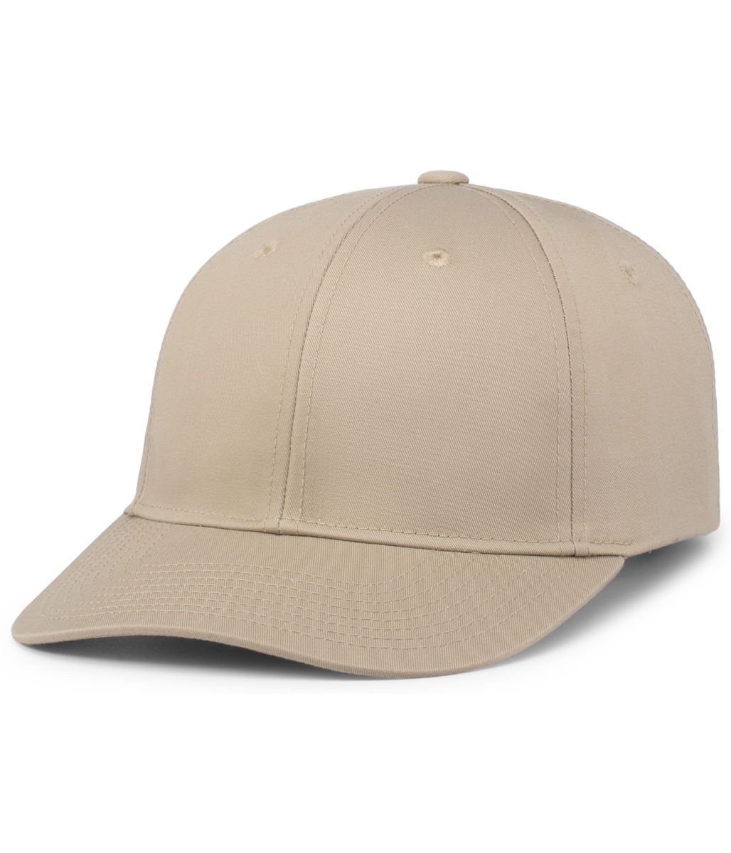 P208.010.OS Hybrid Snapback Dad Cap, Khaki - One Size