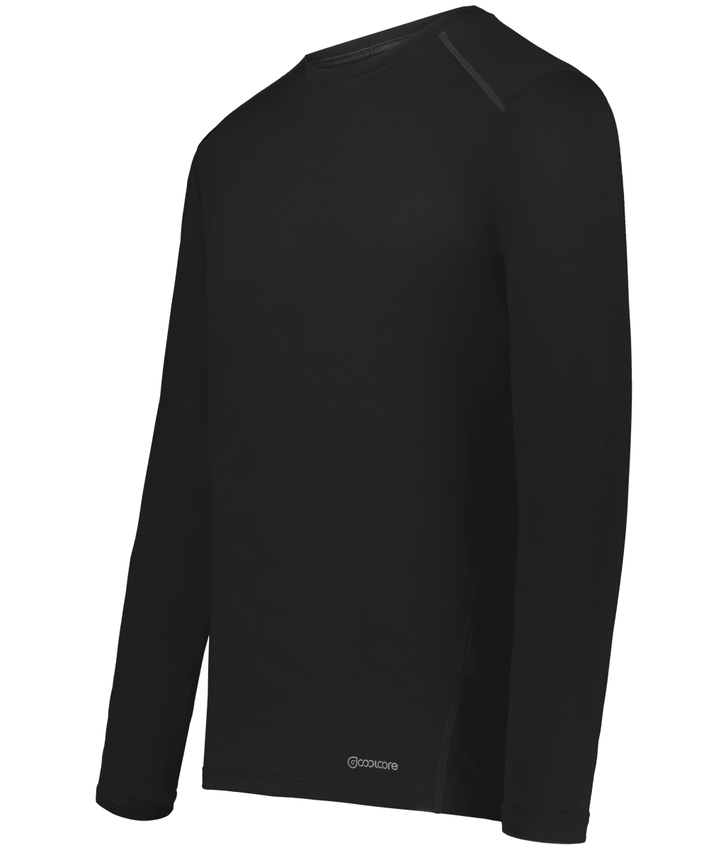 222138.080.M Essential Long Sleeve T-Shirt, Black - Medium