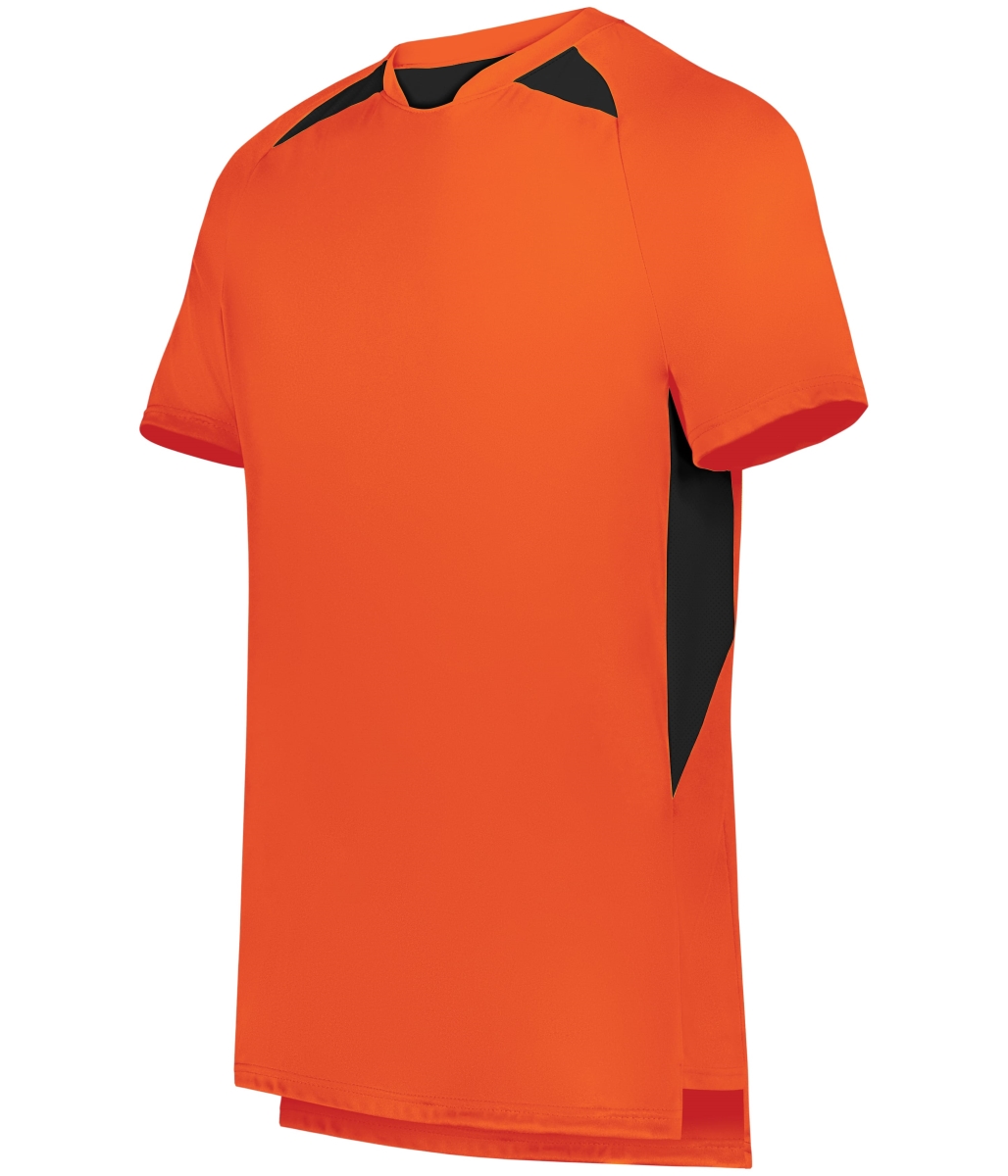 322990.Y59.L Hawk Evolution Soccer Jersey, Power Orange & Black - Large