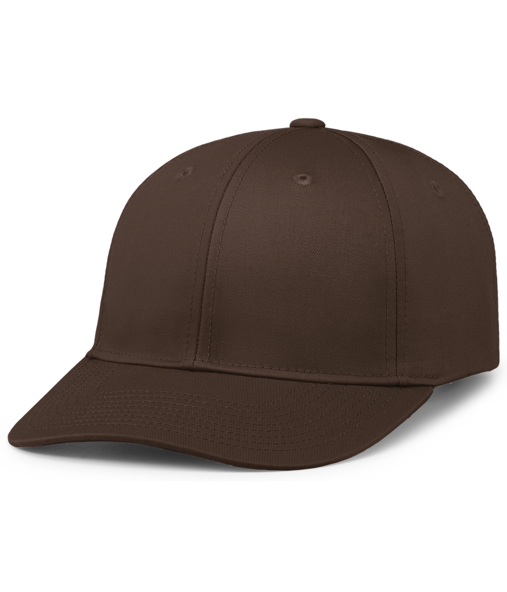 P208.079.OS Hybrid Snapback Dad Cap, Brown - One Size