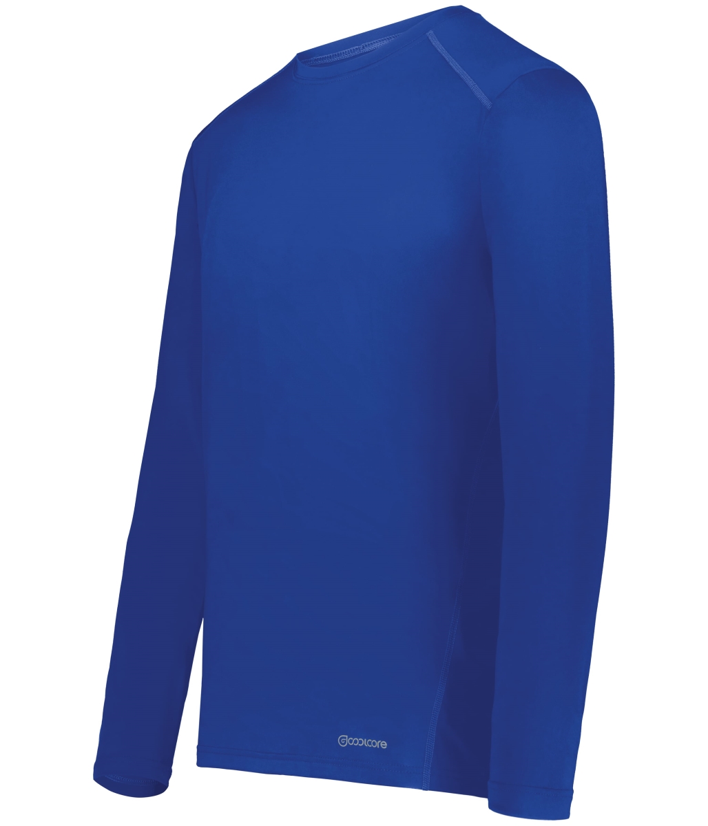 222138.060.S Essential Long Sleeve T-Shirt, Royal - Small