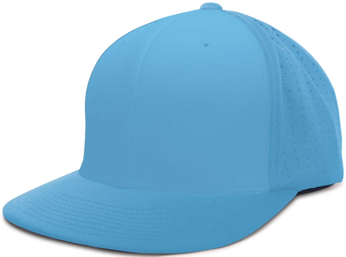 ES474.089.XS Perforated F3 Performance Flexfit Cap, Columbia Blue - Extra Small