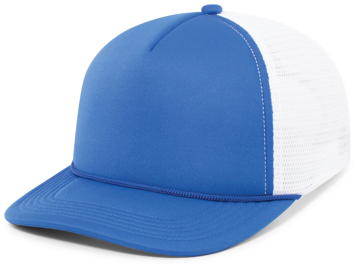 P782.126.OS Foamie Fresh Trucker Cap, Royal & White - One Size