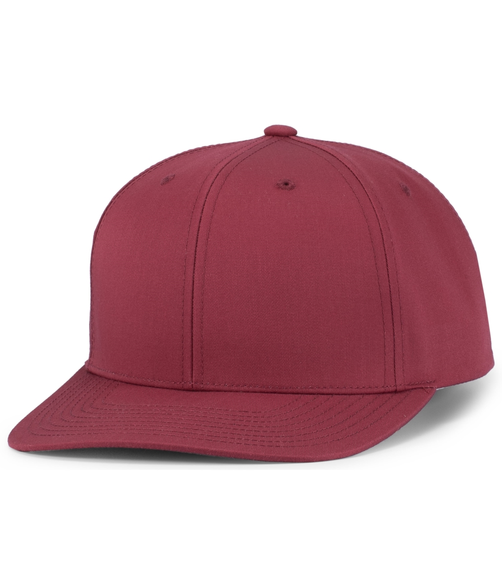 P322.808.ADT Poly & Cotton Snapback Cap, Cardinal - Adult