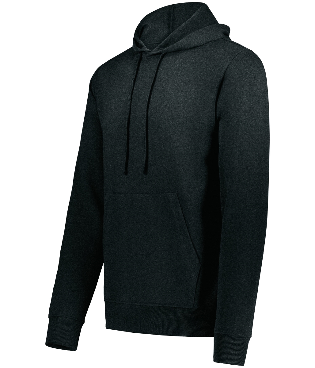6955.146.S All-Day Core Basics Fleece Hoodie, Onyx Heather - Small