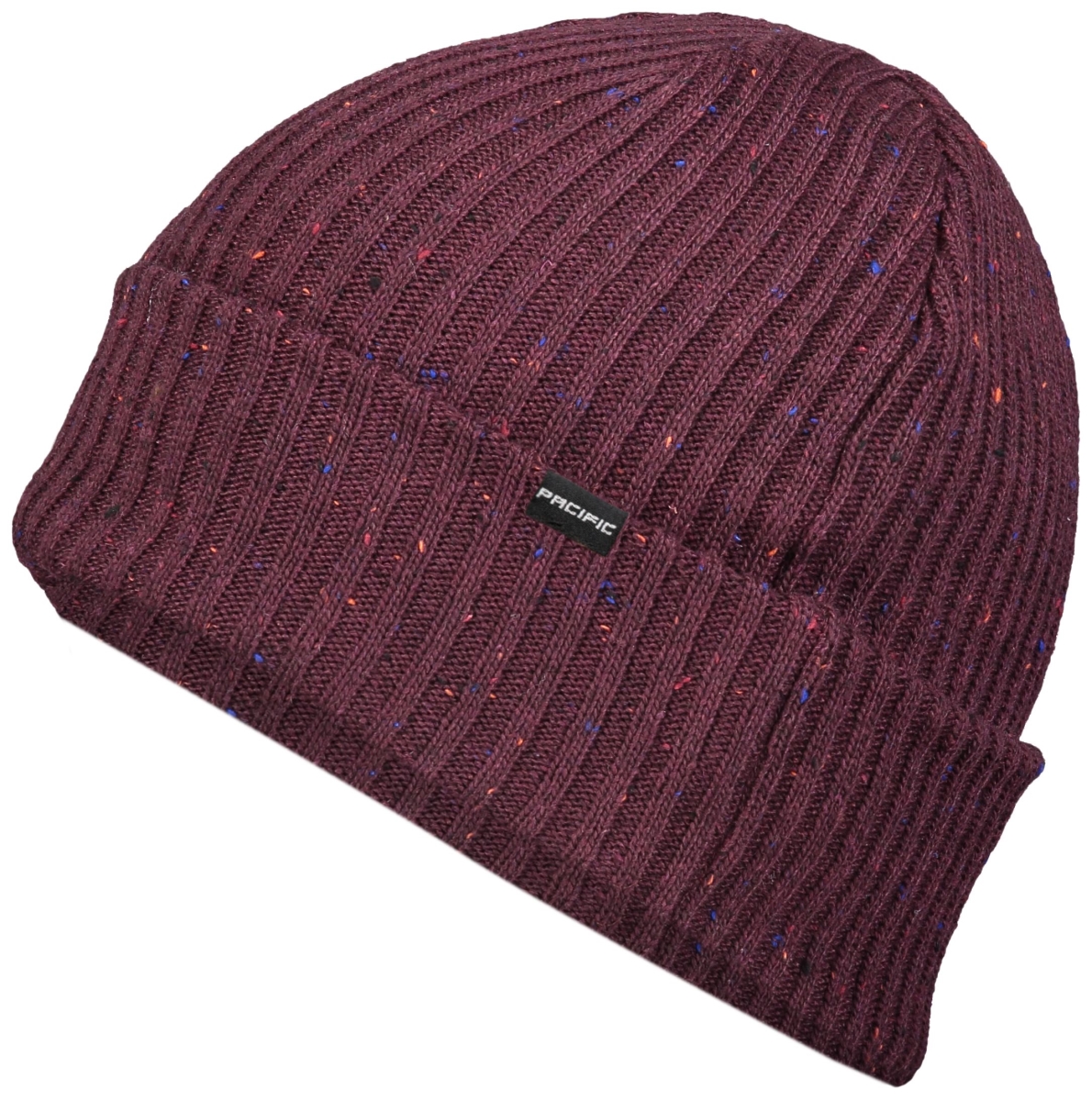 P600K.745.OS Tweed Beanie, Maroon - One Size