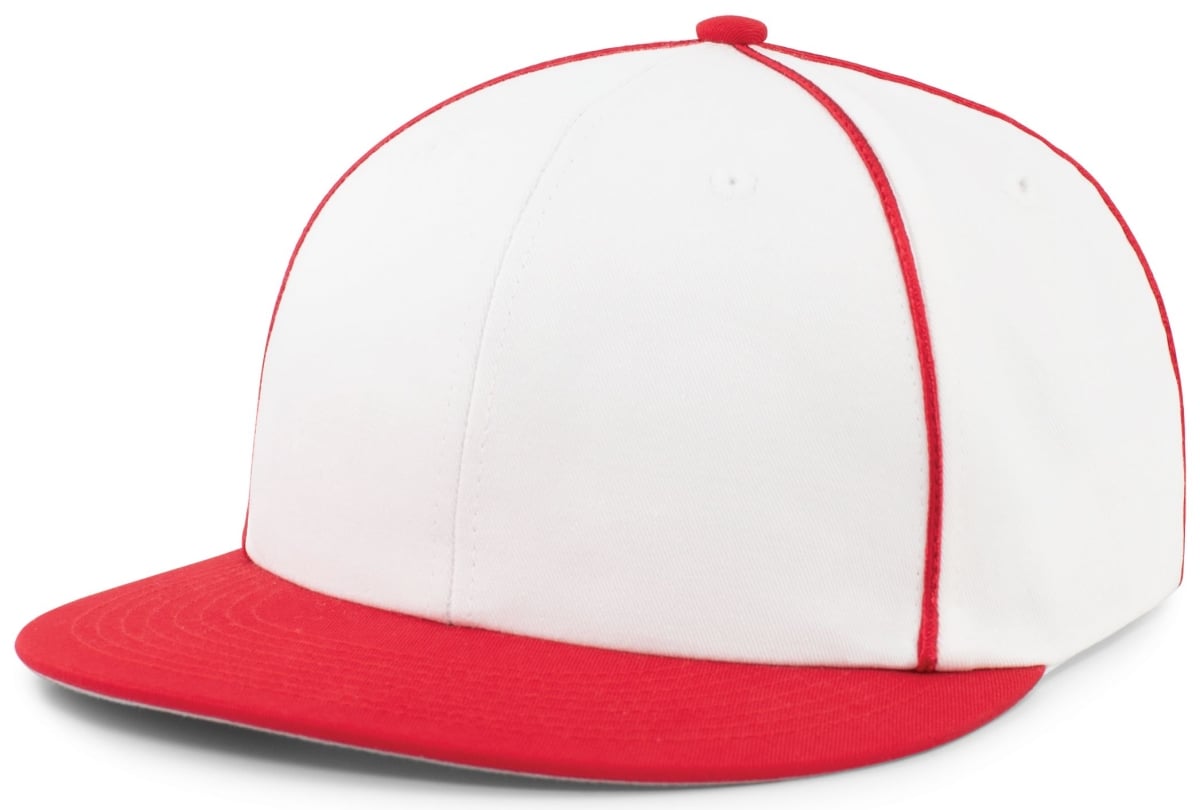 P820.225.OS Momentum Team Cap, White & Red - One Size