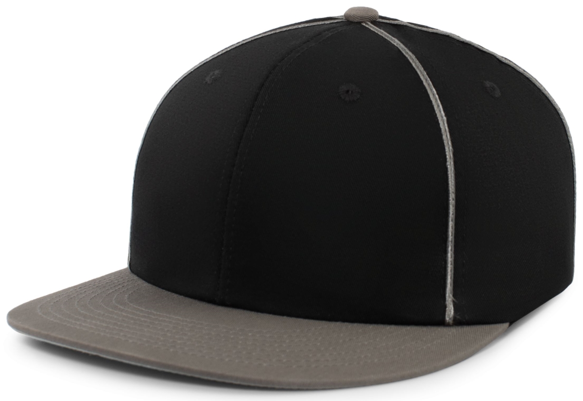 P820.R17.OS Momentum Team Cap, Black & Graphite - One Size