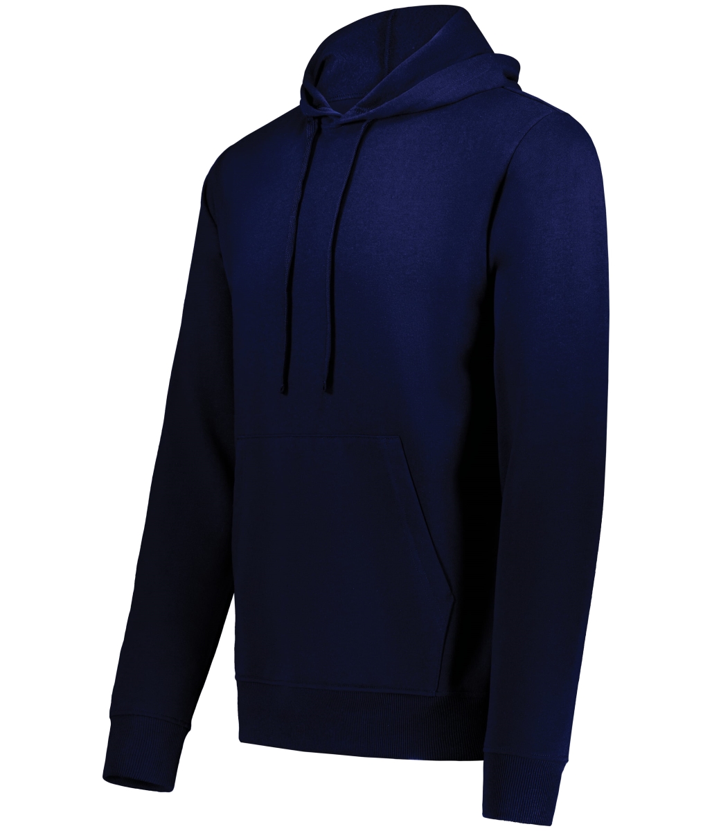 6955.067.M All-Day Core Basics Fleece Hoodie, Midnight Blue - Medium