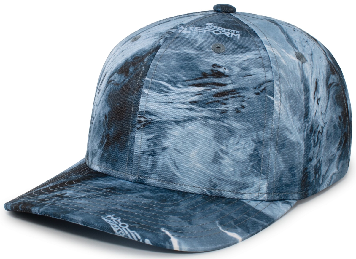 P680.89T.OS Mossy Oak Guide Cap, Wakeform High Seas - One Size