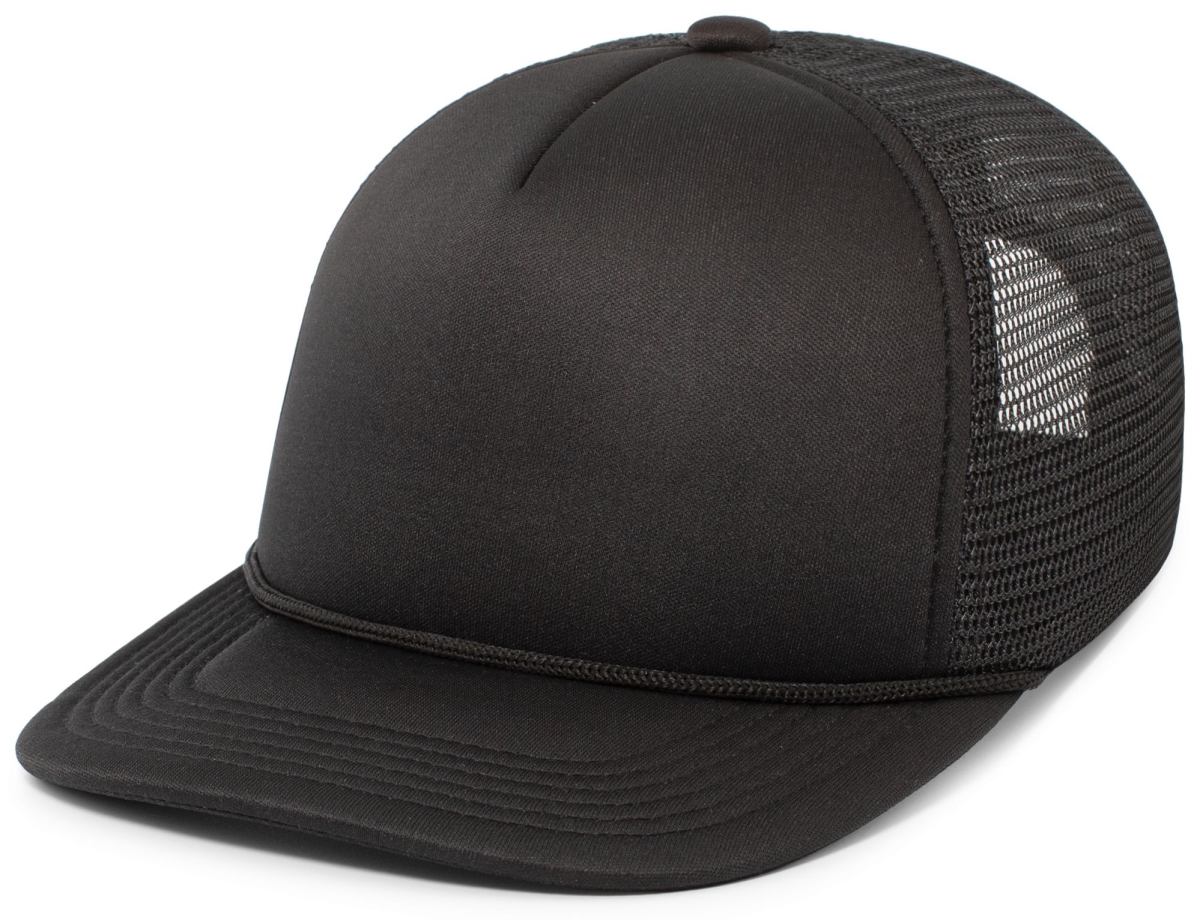 P782.080.OS Foamie Fresh Trucker Cap, Black - One Size