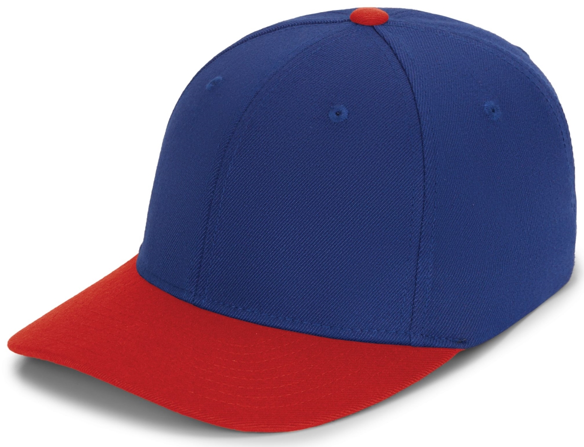 P821.285.S-M Pro-Wool Pacflex Cap, Royal & Red - Small & Medium