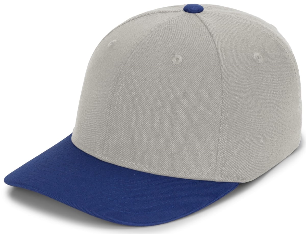 P821.48P.L-XL Pro-Wool Pacflex Cap, Silver & Royal - Large & Extra Large
