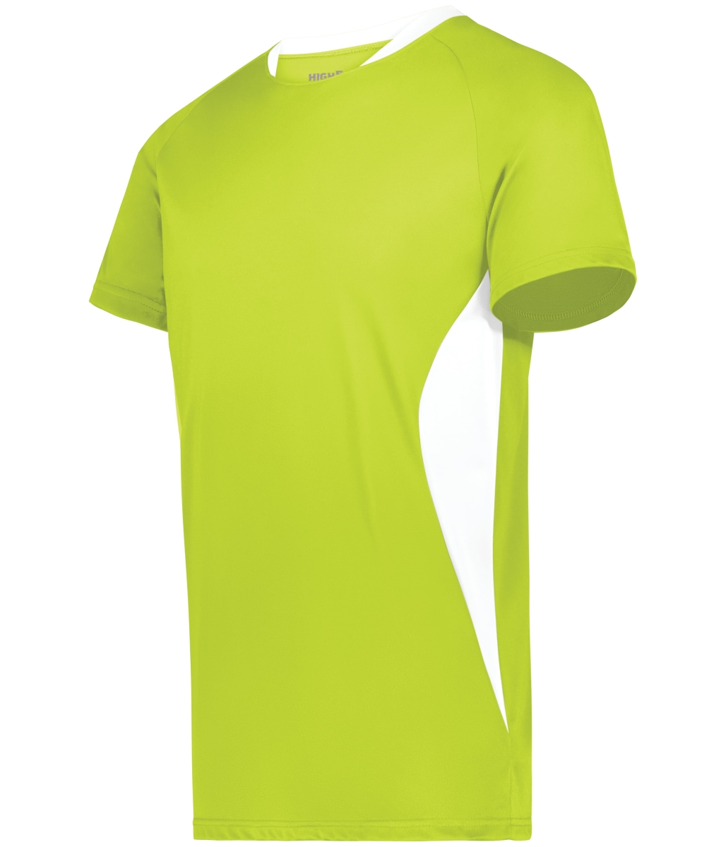 322240.693.S Madrid Soccer Jersey, Lime & White - Small