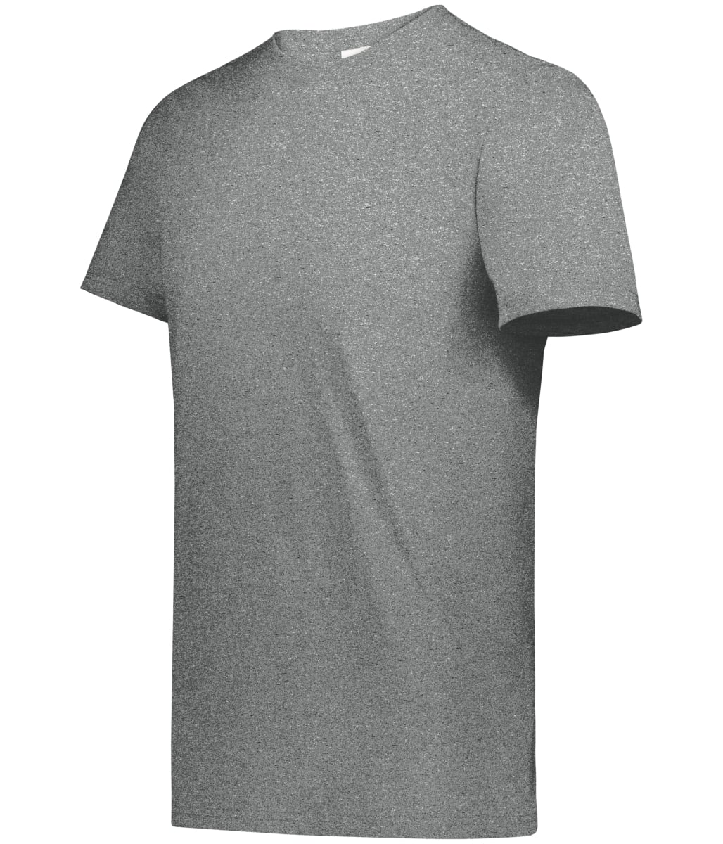 6950.170.4XL All-Day Core Basic 50 Percent Cotton & 50 Percent Polyester T-Shirt, Platinum Heather - 4XL