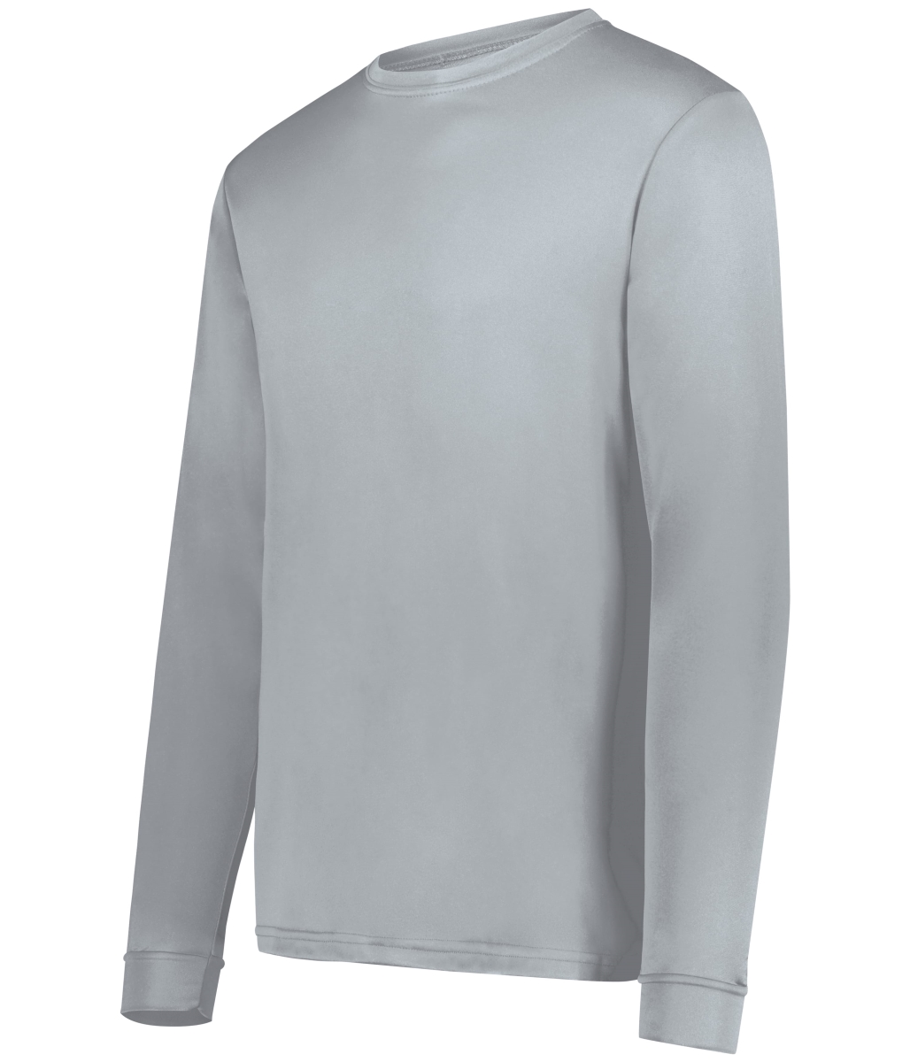 788.099.M NexGen Wicking Long Sleeve T-Shirt, Silver - Medium