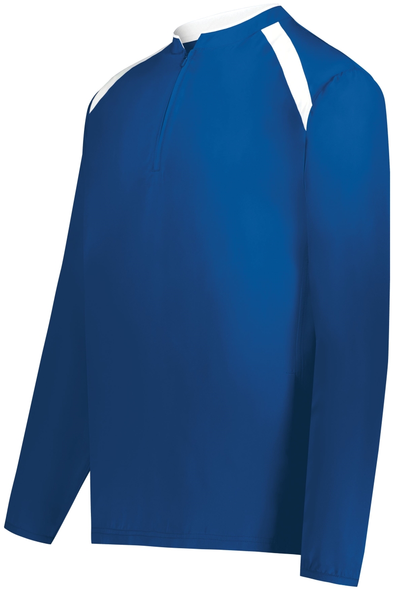 229595.280.M Clubhouse Pullover, Royal & White - Medium