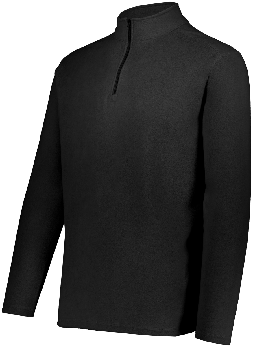 6863.080.4XL Micro-Lite Fleece 0.25 Zip Pullover, Black - 4XL