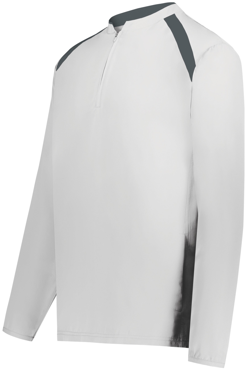 229695.751.XL Youth Clubhouse Pullover, White & Graphite - Extra Large