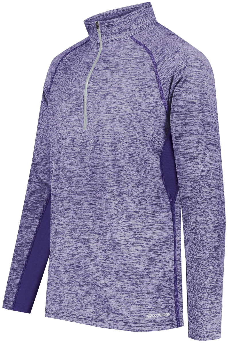 222574.U86.2XL Electrify 0.50 Zip Pullover, Purple Heather - 2XL