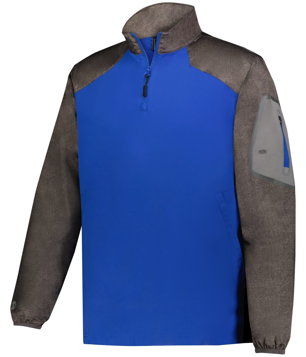 229155.H02.4XL Raider Pullover, Carbon Print & Royal - 4XL