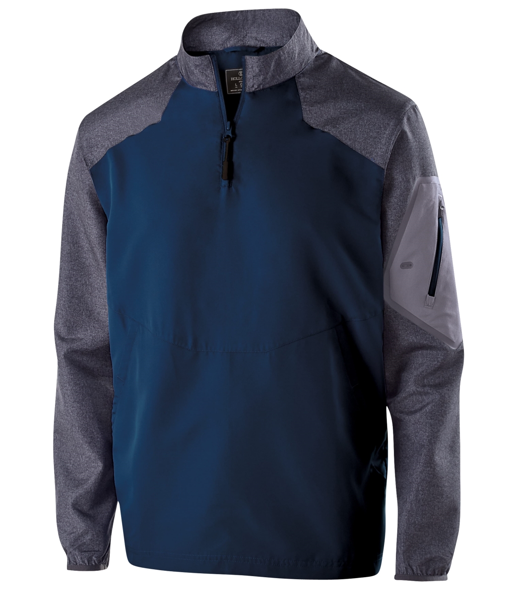 229155.H03.XS Raider Pullover, Carbon Print & Navy - Extra Small