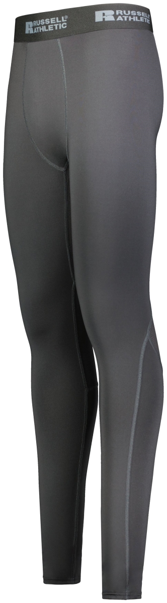 R25CPM.BLK.3XL Compression Full Length Tight, Black - 3XL
